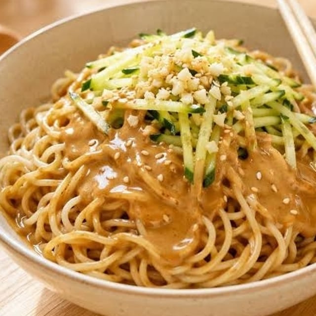 Cold Noodle with Sesame Sauce.