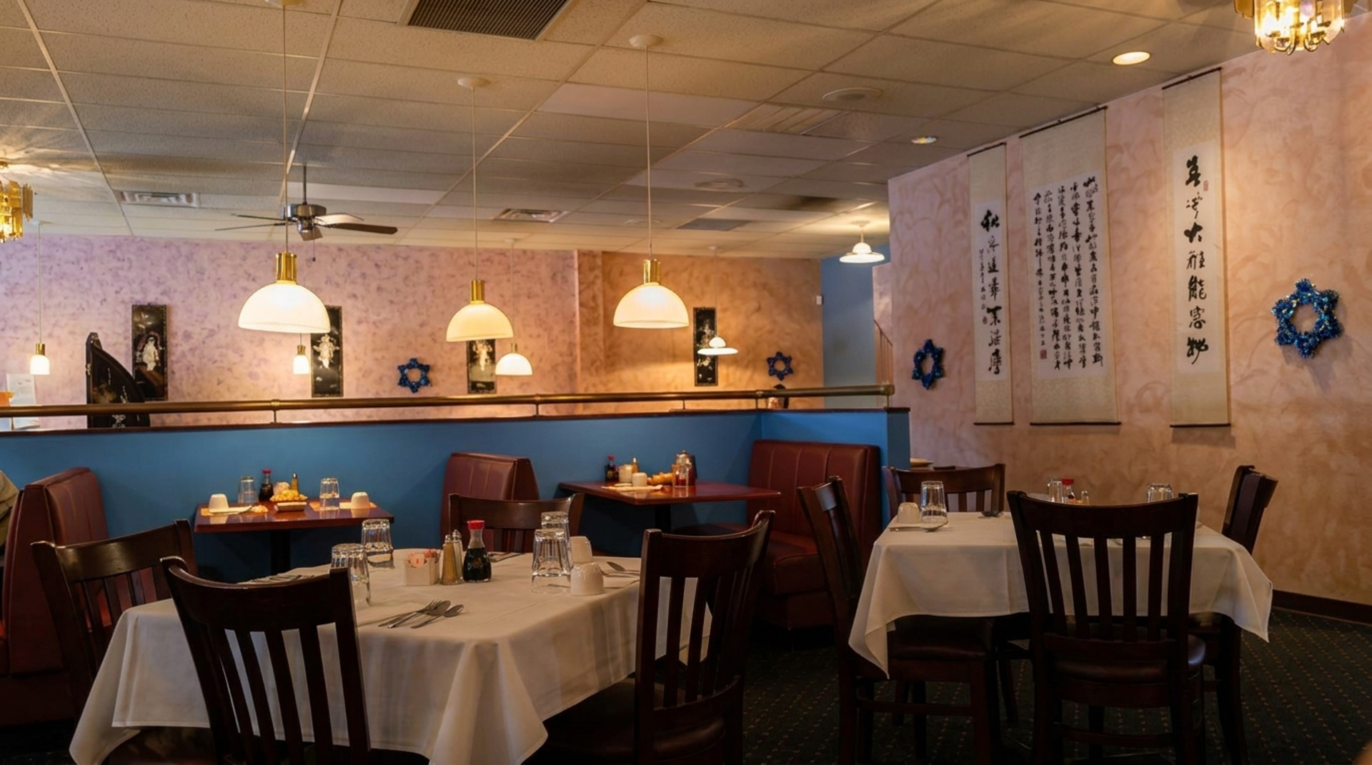 The dining room