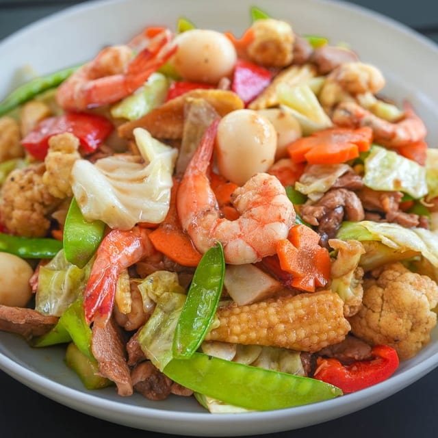 Shrimp Chop Suey.