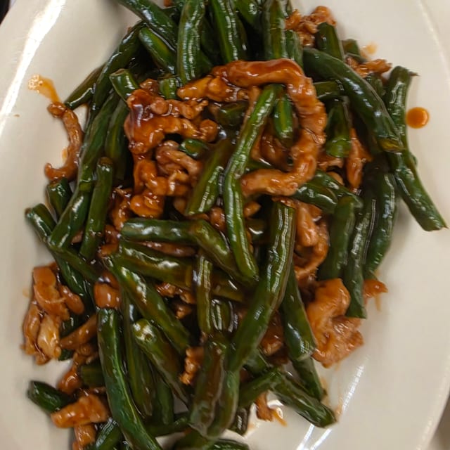Shredded Pork with String Beans.