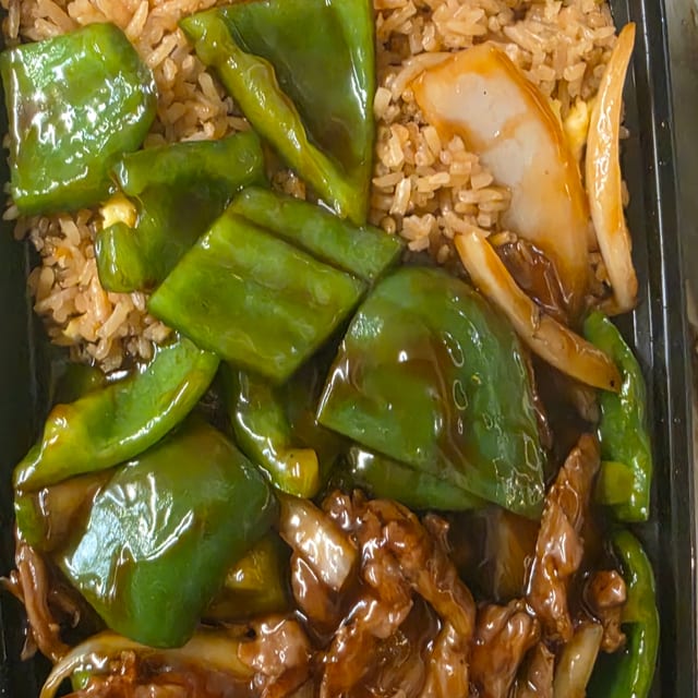 Pepper Steak with Onions Platter