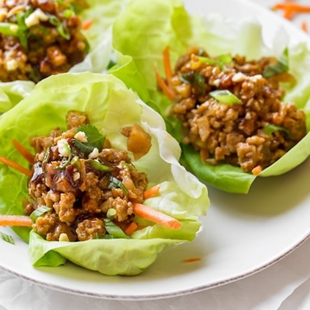 Asian Chicken Lettuce Wrap