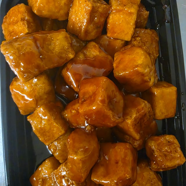 General Tso's Fried Tofu.