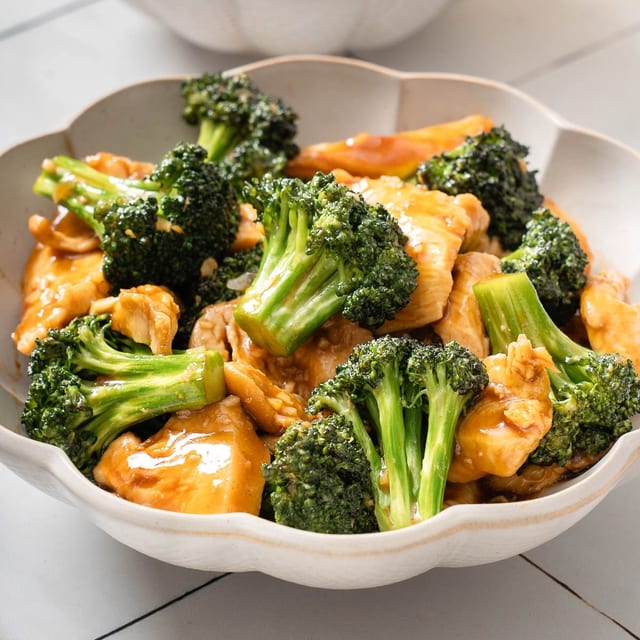Chicken with Broccoli.