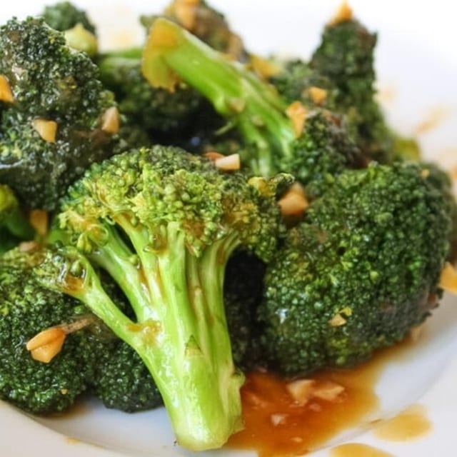 Broccoli with Garlic Sauce.