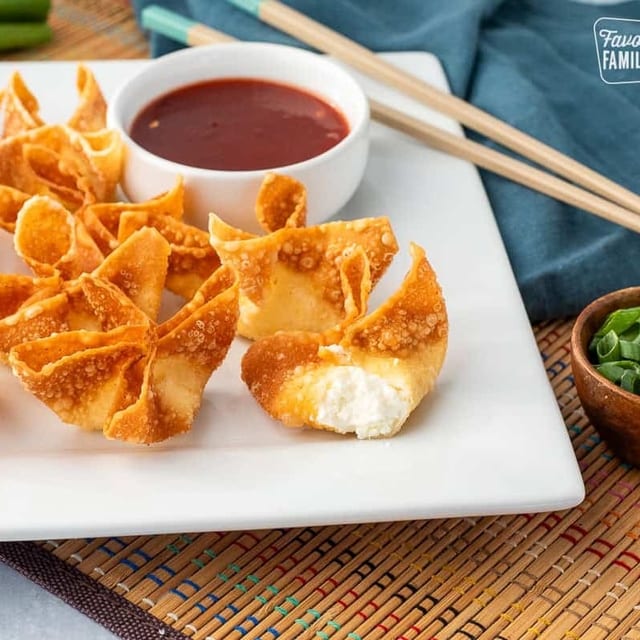 Cheese Wontons.
